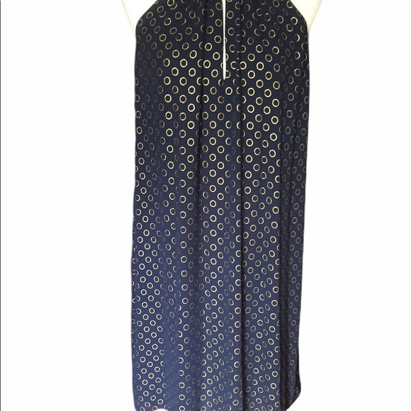 MICHAEL KORS Navy Blue Halter Cocktail Dress Small to Medium BNWT - Picture 6 of 9